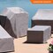 Modern Leisure Garrison Patio Ottoman/Coffee Table/Fire Pit Cover, Waterproof, 42 in. Lx22 in. Wx17 in. H, Granite 3122 - alternate 9